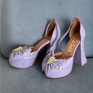 Mermaid Purple heels Jessica Butrich limited collab w disney princesses